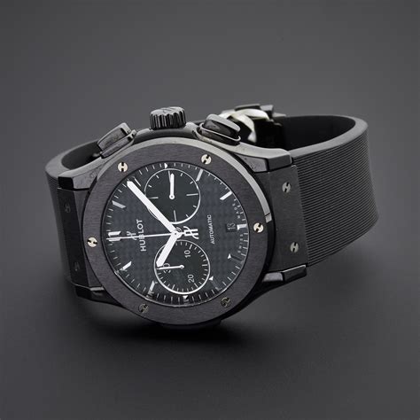 hublot classic fusion chronograph black magic replica